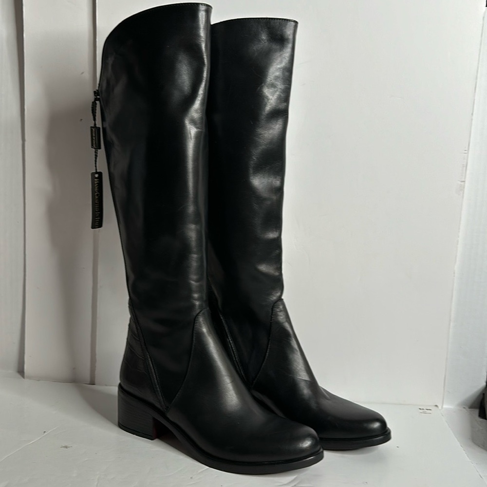 NWT EMMANUELLE CRASTO Knee High leather Boots